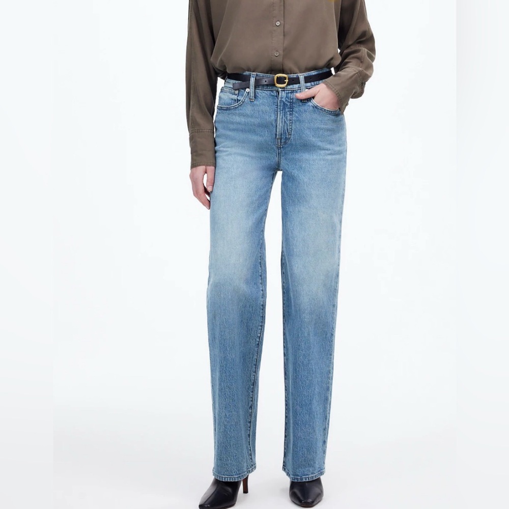 Madewell Light Blue Flare & Wide Leg Jeans
